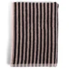 Handdoek Kate beige black 50x100 cm