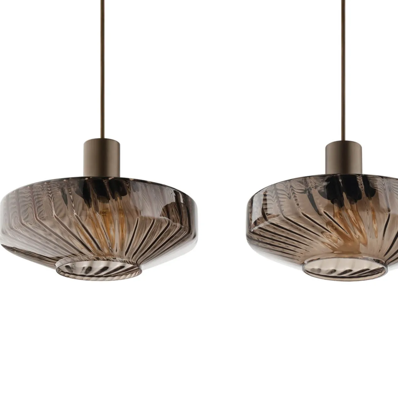 Hanglamp Anouk 4-Lichts balk koffie