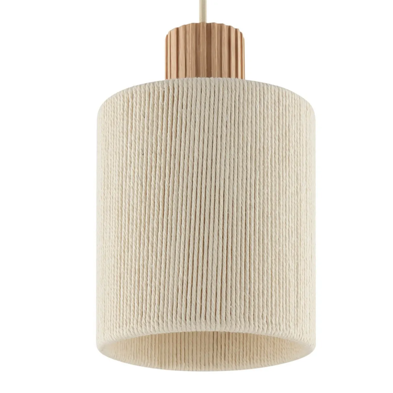 Hanglamp Arjan 3-lichts rond beige
