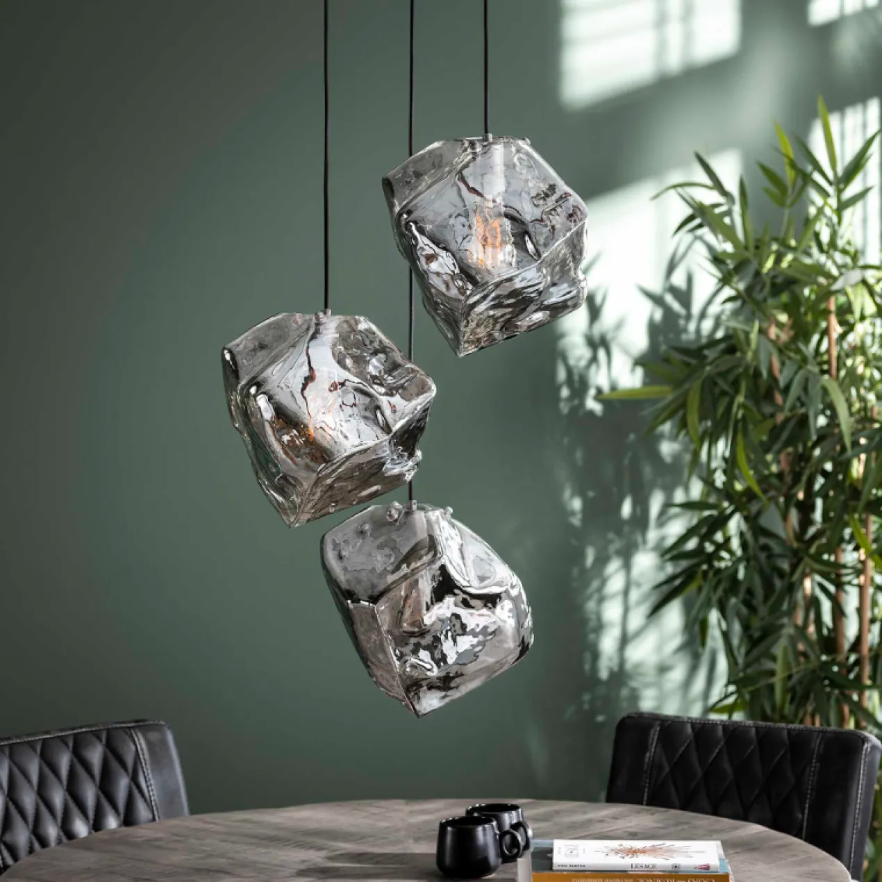 Hanglamp Barnsley Chroom 3L