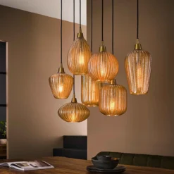 Hanglamp Buckingham Amber Aanbieding