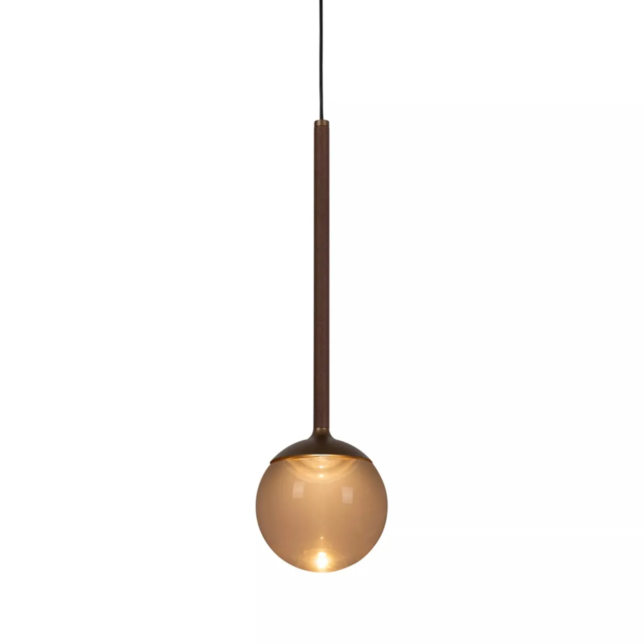 Hanglamp Calina 1-lichts koffie
