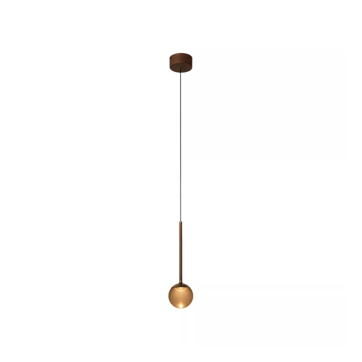 Hanglamp Calina 1-lichts koffie