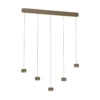 Hanglamp Cosmo Balk 5-lichts brons goud