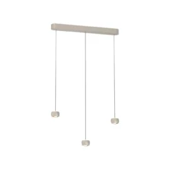 Hanglamp cosmo balk 3-lichts creme