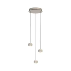 Hanglamp Cosmo rond 3-lichts creme