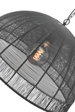 Hanglamp Daisy large black - Ø 60 cm, H 35cm