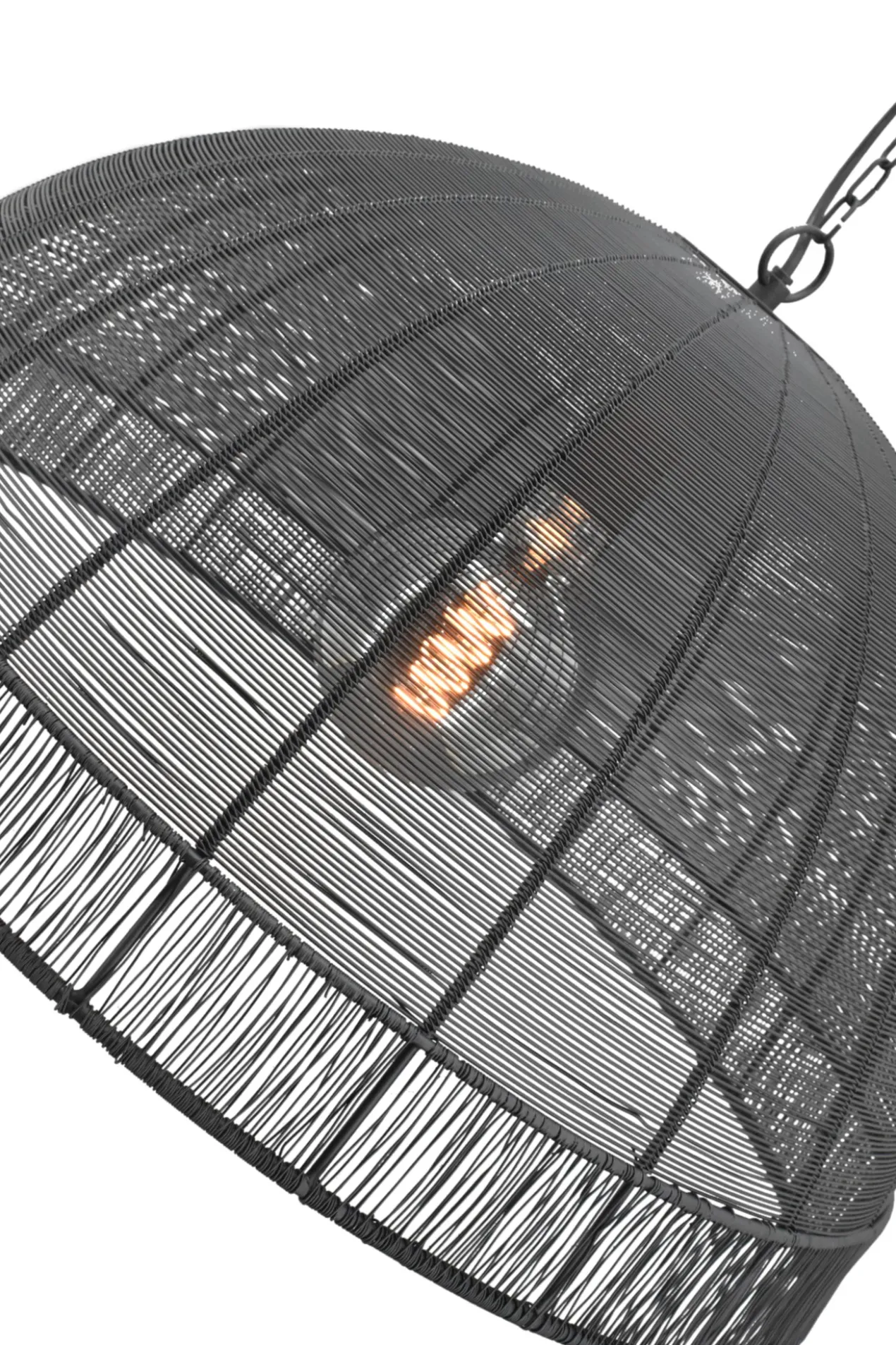 Hanglamp Daisy large black - Ø 60 cm, H 35cm