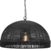 Hanglamp Daisy small black - Ø 50 cm, H 30cm