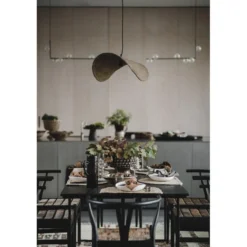 Hanglamp Disque brown