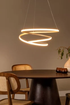 Hanglamp Espiral taupe