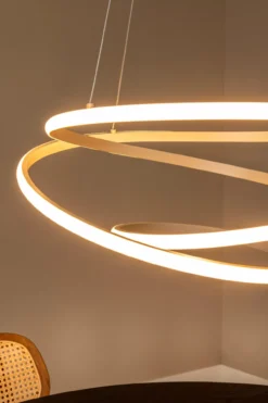 Hanglamp Espiral taupe