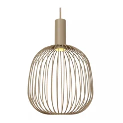 Hanglamp Esterel balk 3-lichts taupe