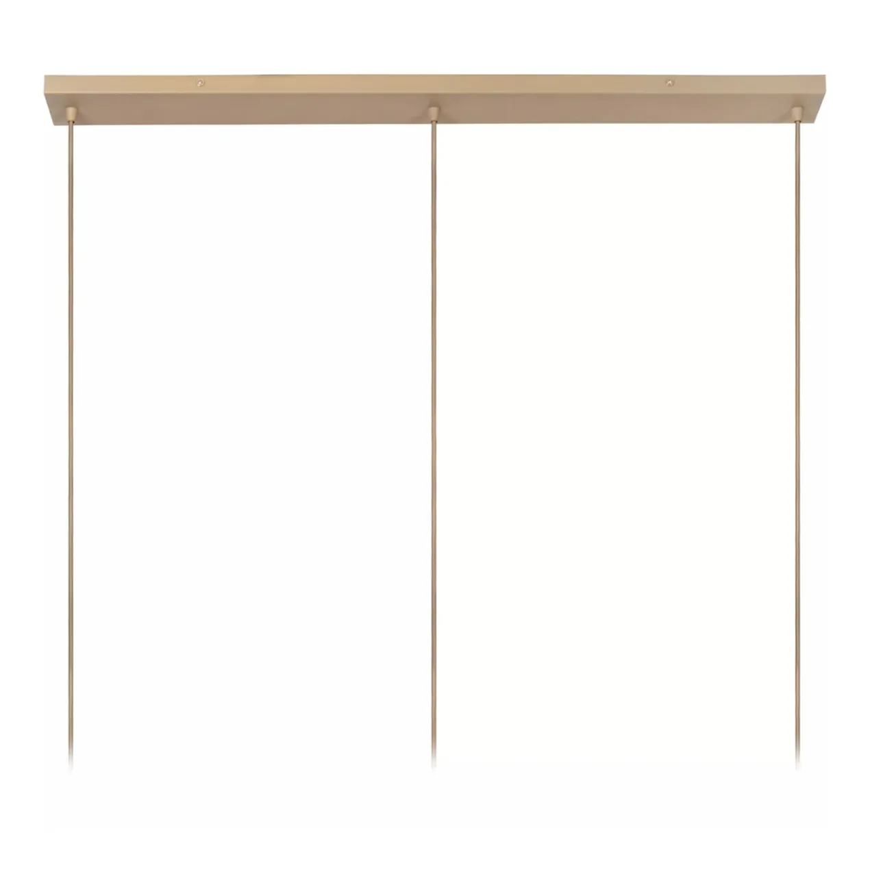 Hanglamp Esterel balk 3-lichts taupe
