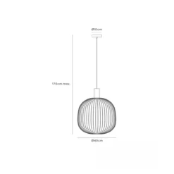 Hanglamp Esterel Ø40 cm taupe