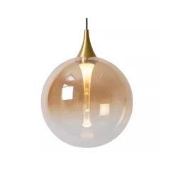 Hanglamp Gisela 12-lichts rond amber
