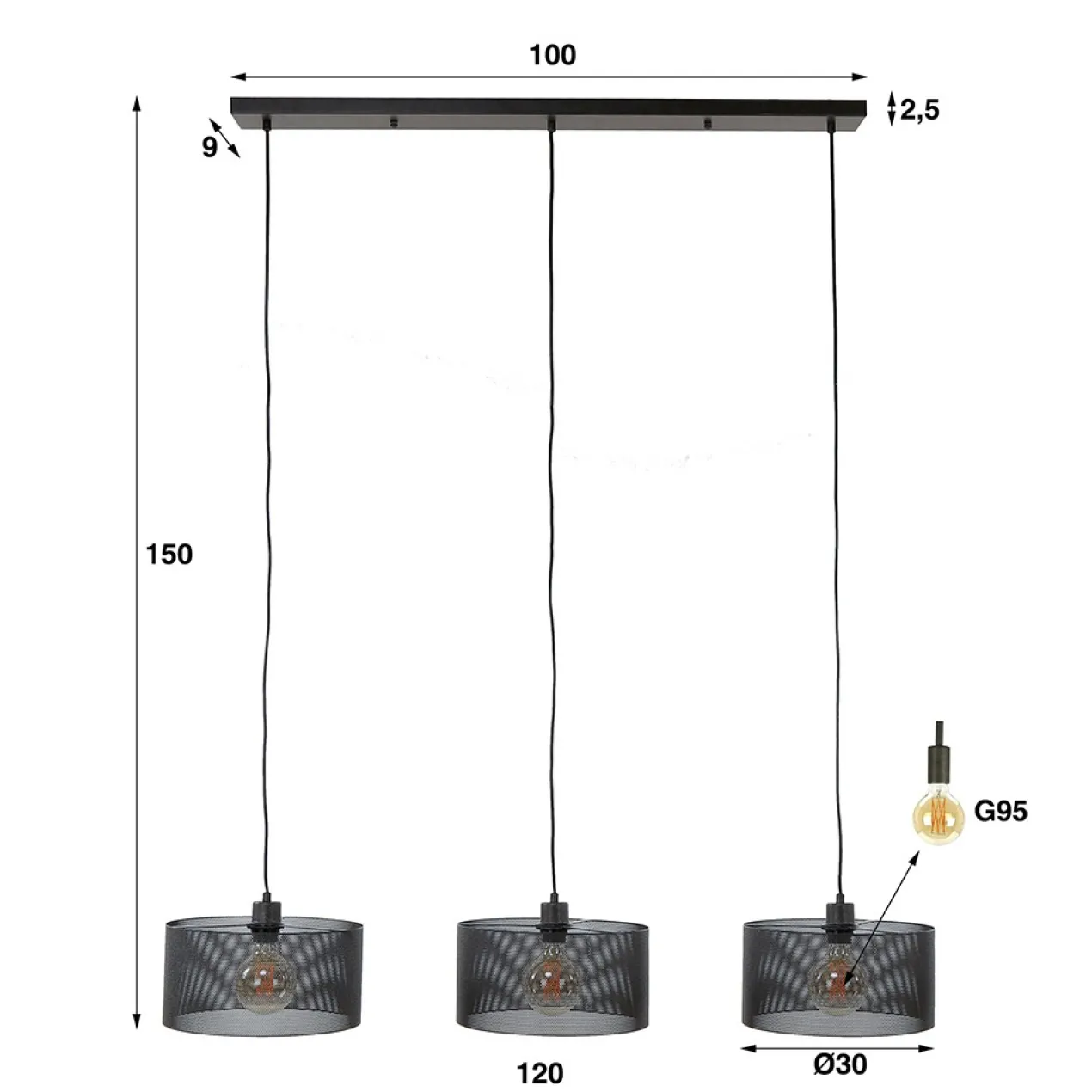 Hanglamp Grid