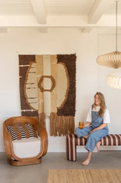 Hanglamp Jinx linen Ø54 cm natural