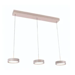 Hanglamp Karel 3-lichts balk creme