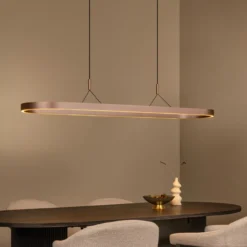 Hanglamp Liane ovaal cct roestbruin