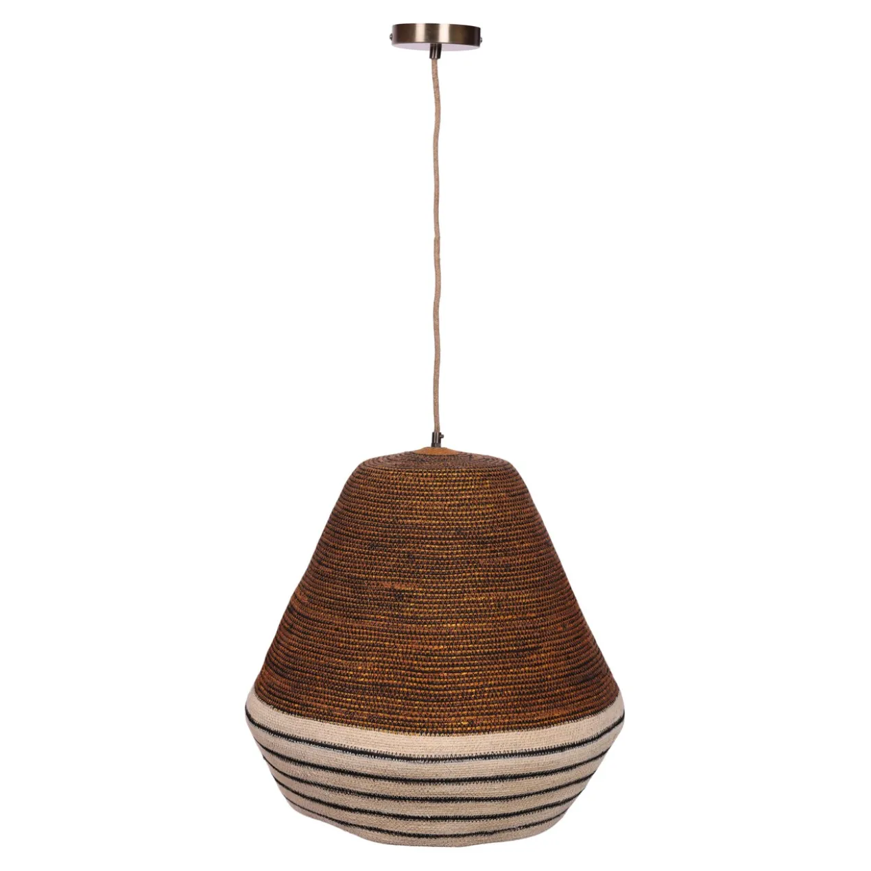Hanglamp Nina cinnamon seagrass