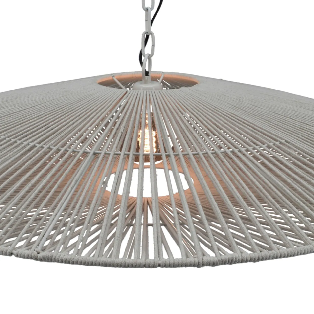 Hanglamp Owen beige medium