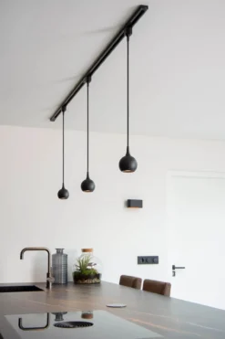 Hanglamp/Pendal Track Favori 1-fase railsysteem zwart