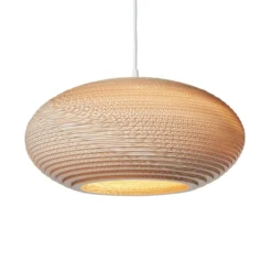 Hanglamp Scraplight Disc16 blonde