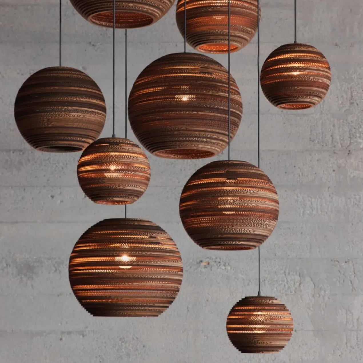 Hanglamp Scraplight Moon10 natural