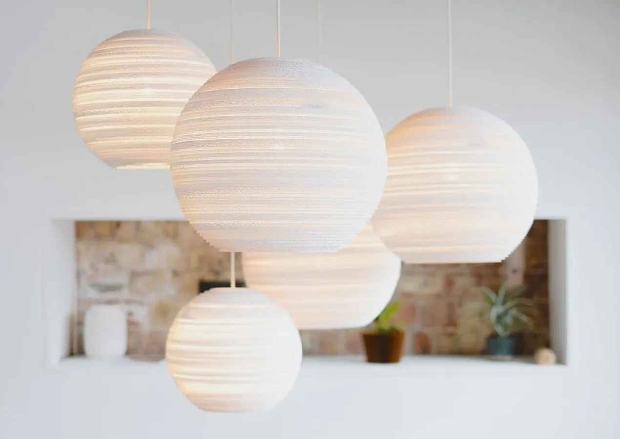 Hanglamp Scraplight Moon18 white