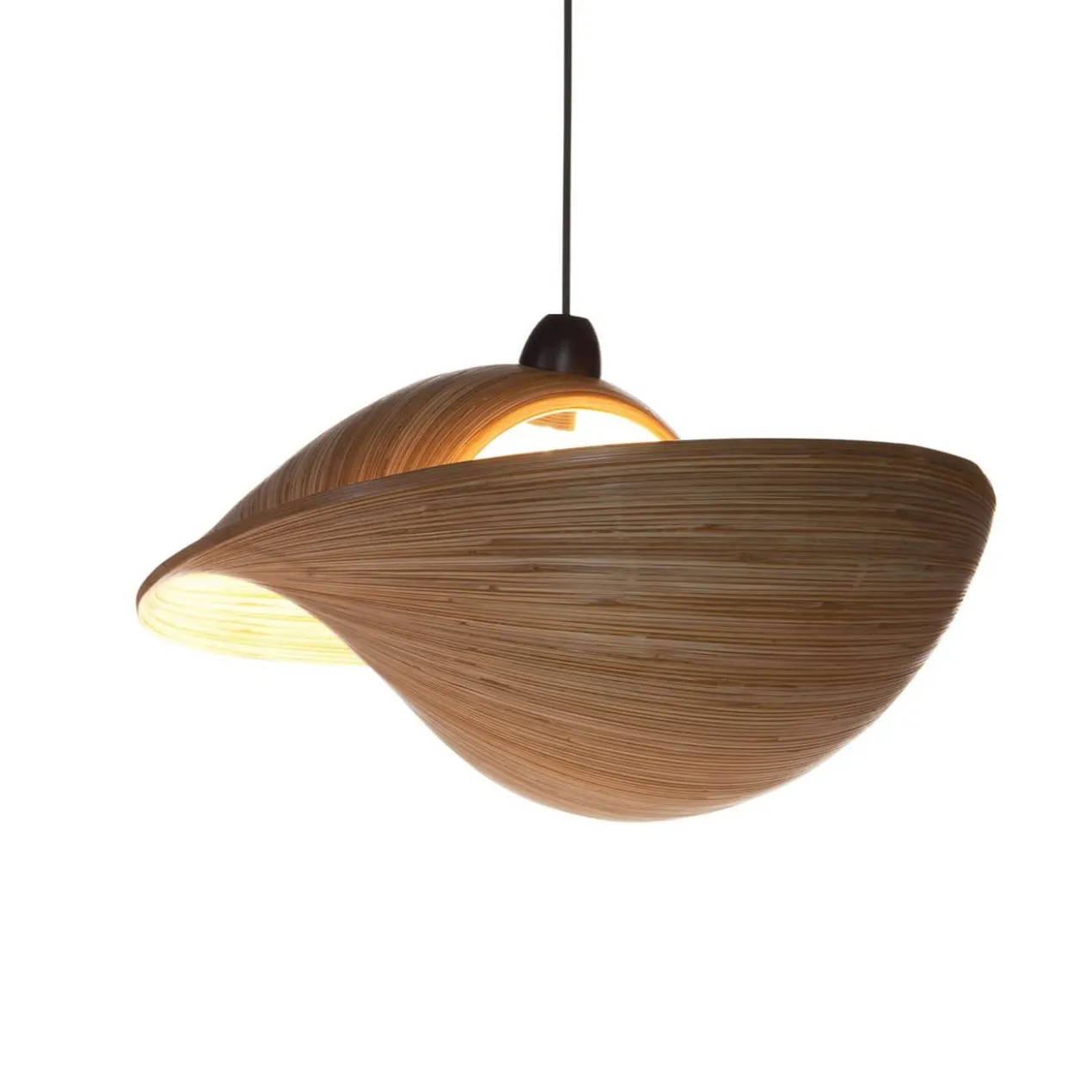 Hanglamp Shell bamboo 60 cm