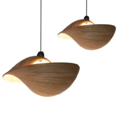 Hanglamp Shell bamboo 70 cm