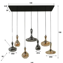 Hanglamp Shotglas