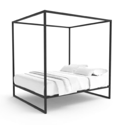 Hemelbed bedframe °02 | Zwart 160 x 200 cm