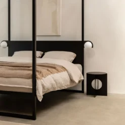 Hemelbed bedframe °02 | Zwart 180 x 210 cm