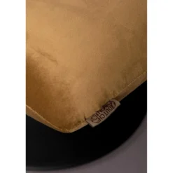 Hocker bar velvet golden brown