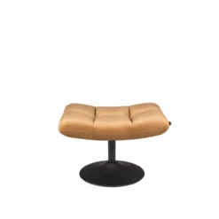 Hocker bar velvet golden brown