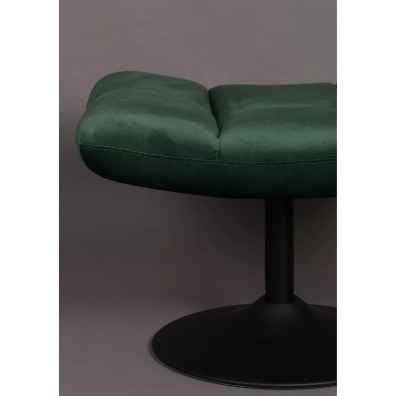 Hocker bar velvet green