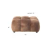 Hocker hackman velours cognac