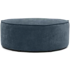 Hocker halfrond Segment be cotton blue