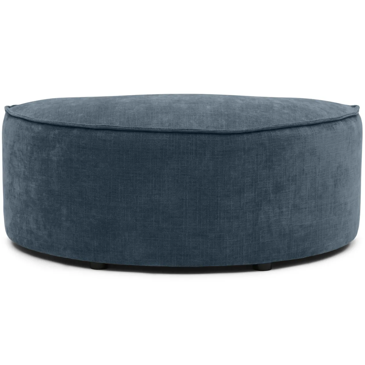 Hocker halfrond Segment be cotton blue