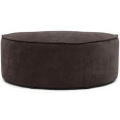 Hocker halfrond Segment be cotton brown
