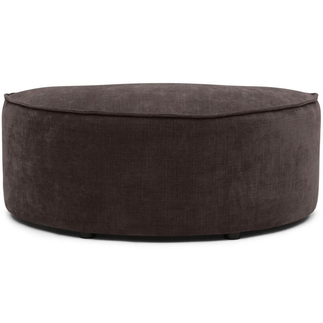 Hocker halfrond Segment be cotton brown