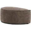 Hocker halfrond Segment be cotton light brown