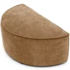 Hocker halfrond Segment be cotton ocher