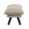 Hocker lazy sack licht grijs