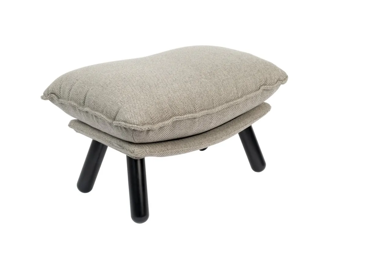 Hocker lazy sack licht grijs