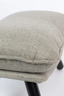 Hocker lazy sack licht grijs