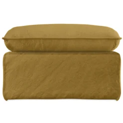 Hocker Nomad linnen burnt ochre