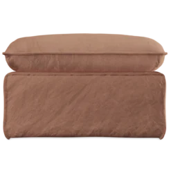 Hocker Nomad linnen dusty rose